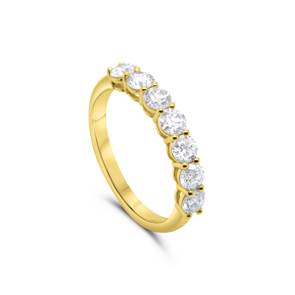 9ct Yellow Gold 1.10ct Lab Grown Diamond Eternity Ring