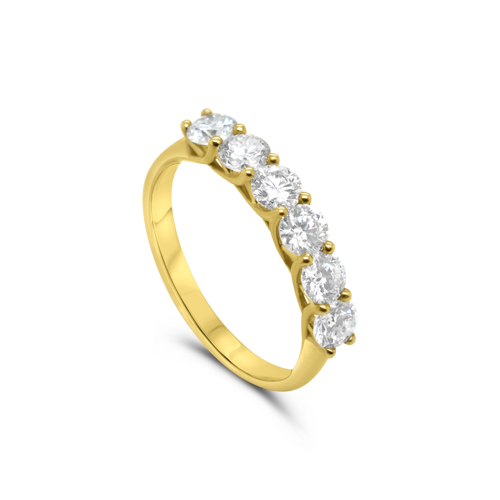 9ct Yellow Gold 1.00ct Lab Grown Diamond Eternity Ring